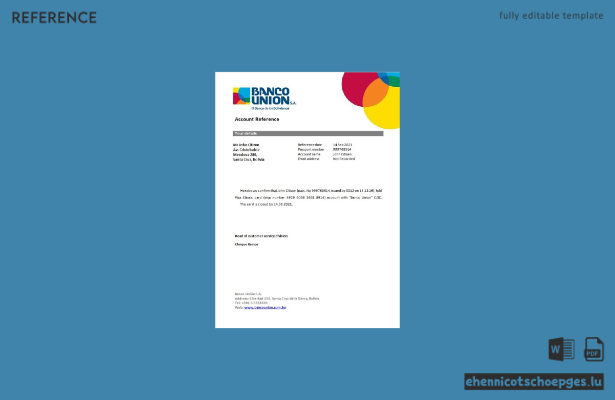 Beispiel für die Schließung der Bank Union von Bolivien (Vorschau)